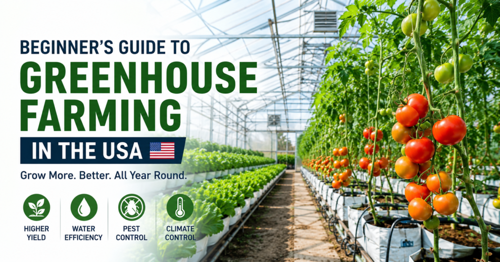 Beginner’s Guide to Greenhouse Farming in the USA